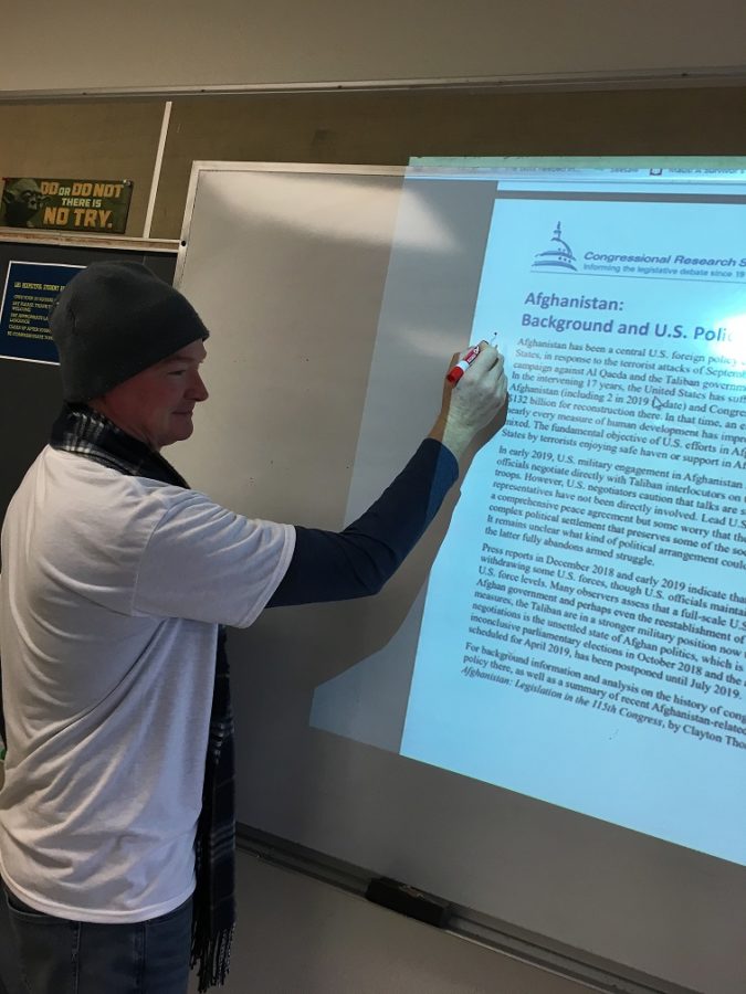 LHS+history+teacher%2C+Tom+Stedman+addresses+the+tentative+U.S.-Taliban+Peace+Agreement.