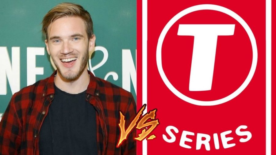 PewDiePie+and+T+Series+vie+to+be+the+first+to+reach+100+million+subscribers.