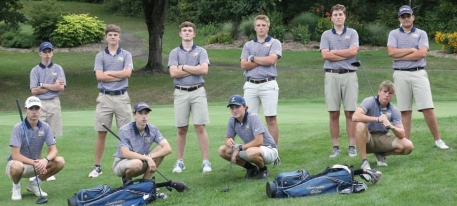 Lancaster+High+School+boys+golf+team.+Photo+courtesy+of+Senften.%0A
