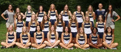 2021-2022 LHS Girls' Cross Country team. 