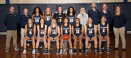 2021-22 Lady Gales Varsity Basketball Team.