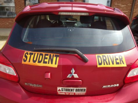 A local drivers’ education vehicle.