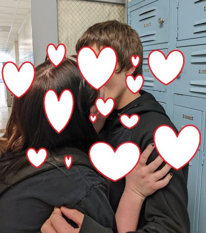What constitutes acceptable public displays of affection in high school?