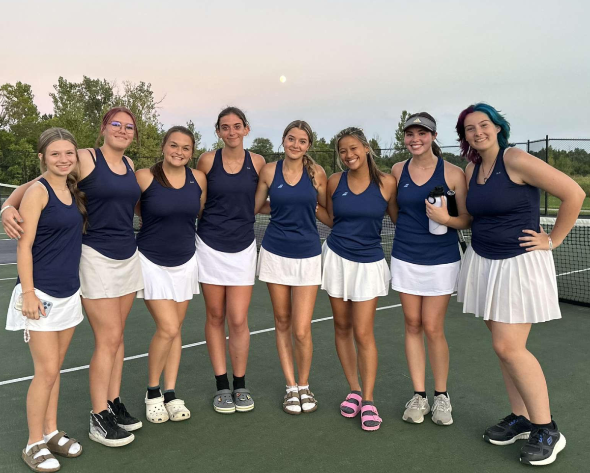 LHS Girls’ tennis team. Photo courtesy of Gary Elick. 
