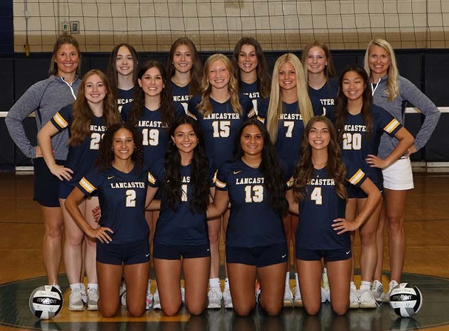 2023-2024 LHS Volleyball team. Photo courtesy of Lancaster Golden Gales website.