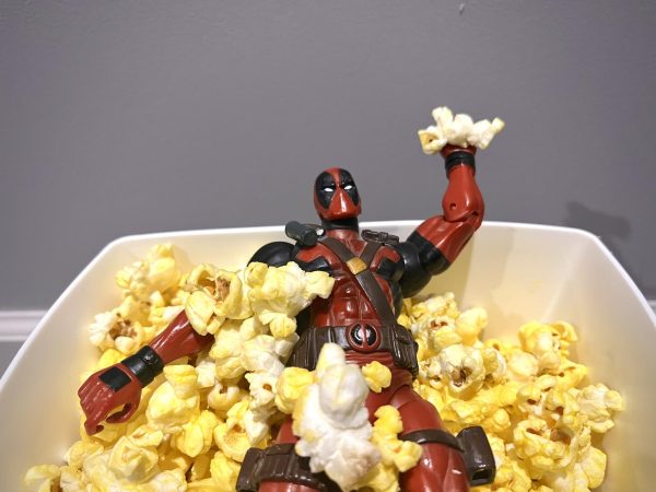 With new films premiering soon, even Deadpool can’t wait for the movie magic.