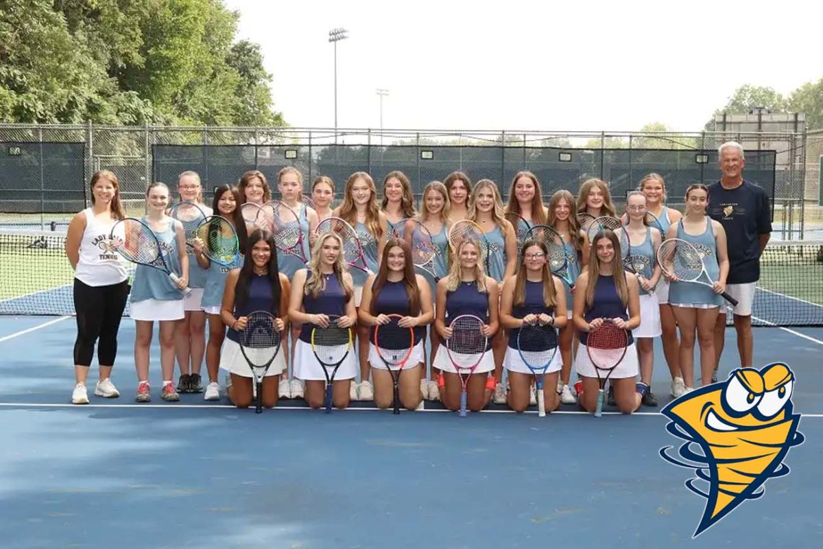 LHS Girls tennis team.  Photo courtesy of the LHS Athletic Department.