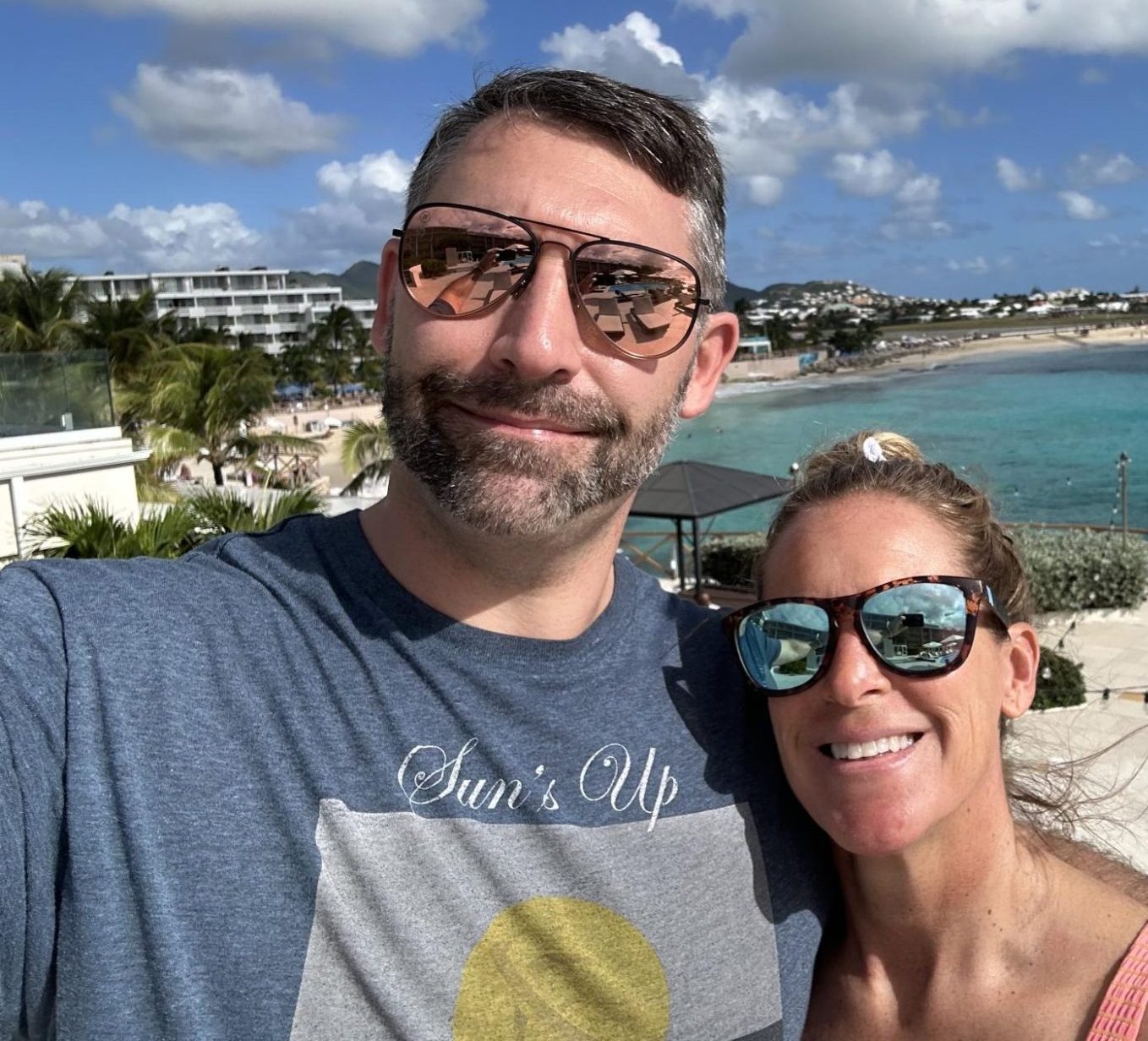 Mr. and Mrs. Kinnard on vacation. Photo courtesy of Kinniard.