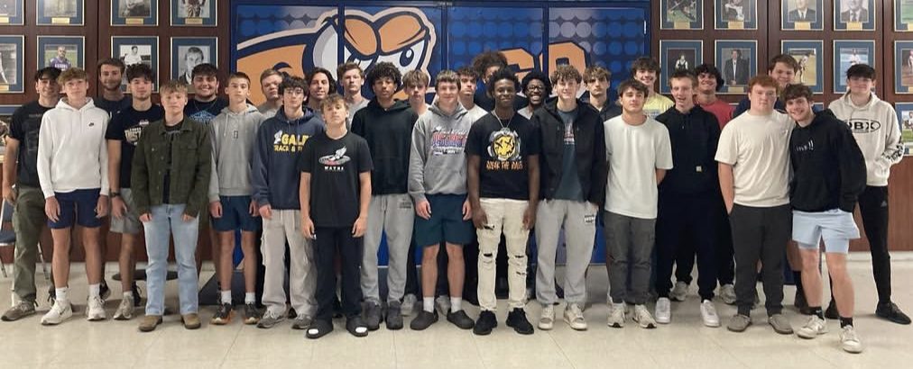 LHS OCC champion track team. Photo courtesy of LHS Gales Office Instagram.
