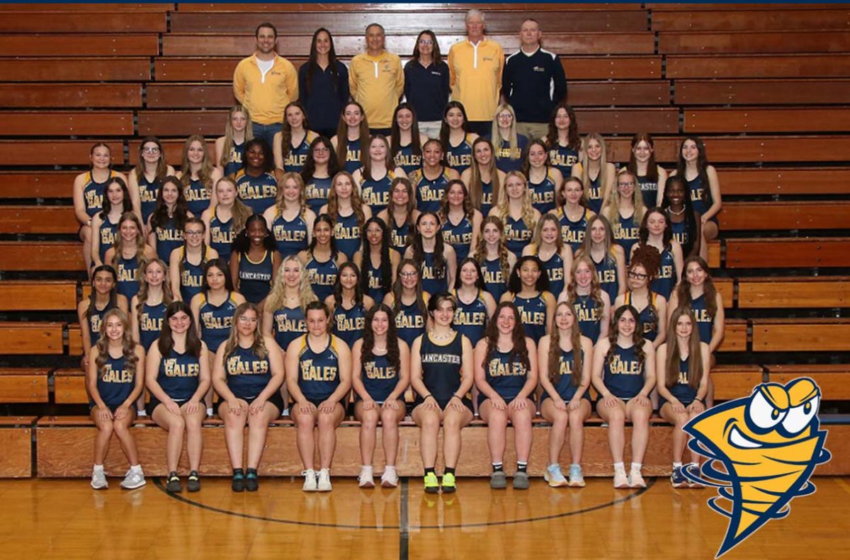 2024-2025 Lancaster High School Lady Gales track team. Photo courtesy of Lancaster Athletic Department. 
