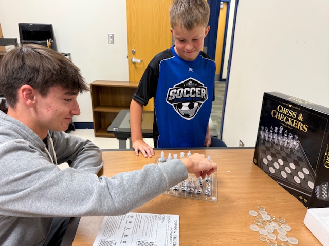 LHS junior Jack Pompey and his “little.” Photo courtesy Lindsay Pompey. 
