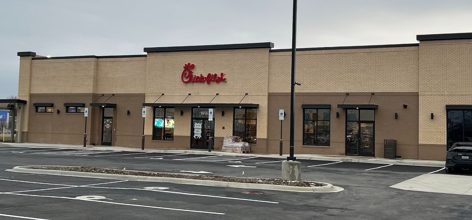 The new Chick-fil-A officially opens March 12th in Lancaster, Ohio. 